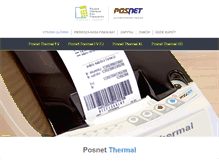 Tablet Screenshot of posnet-thermal.pl